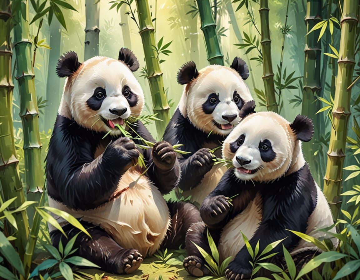 Pandas  by @Superbear