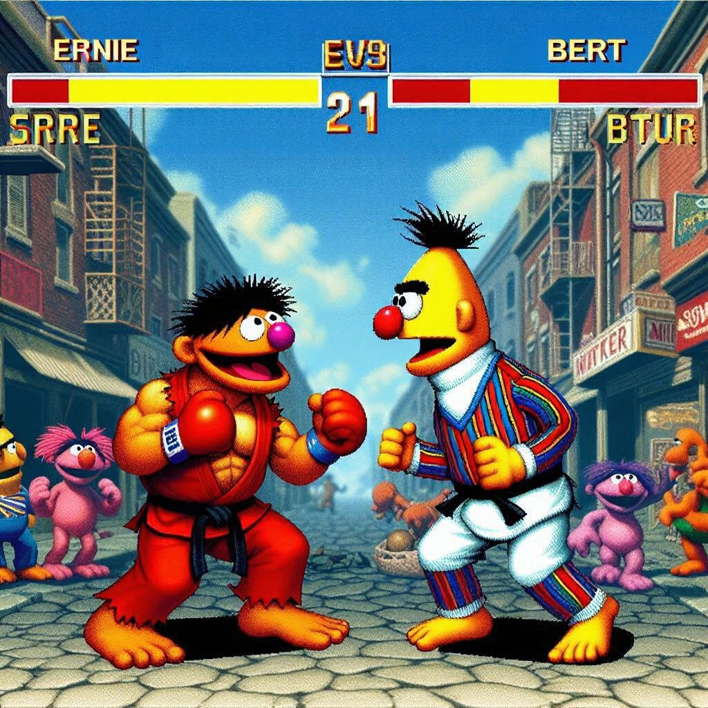 Sesame Street Fighter