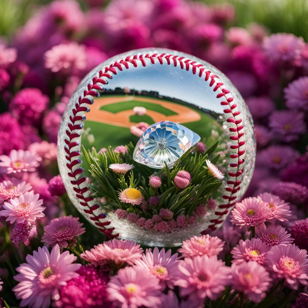 Baseball Diamond AI Generated Artwork NightCafe Creator