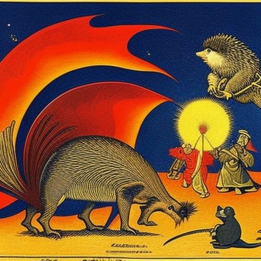 A terrible fire-breathing hedgehog is preparing an assassina...