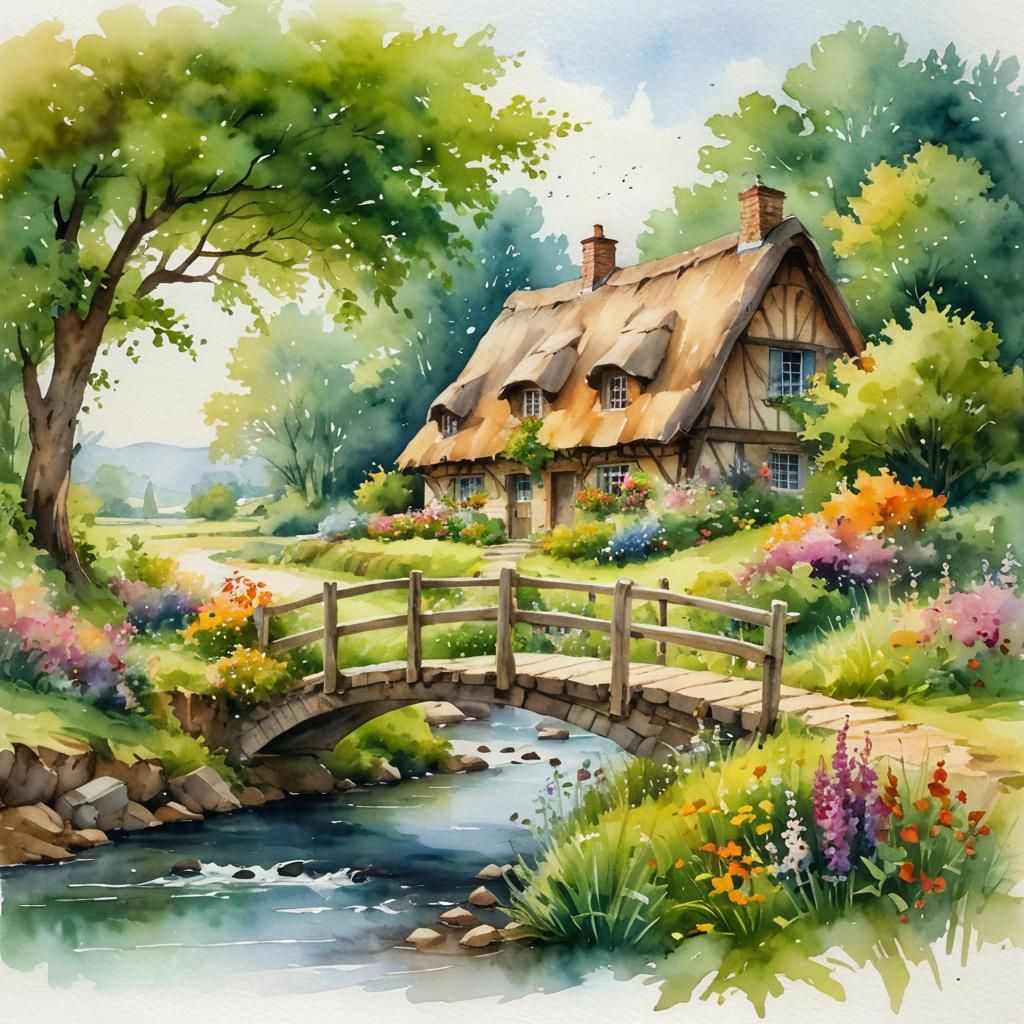 au bord de la rivière