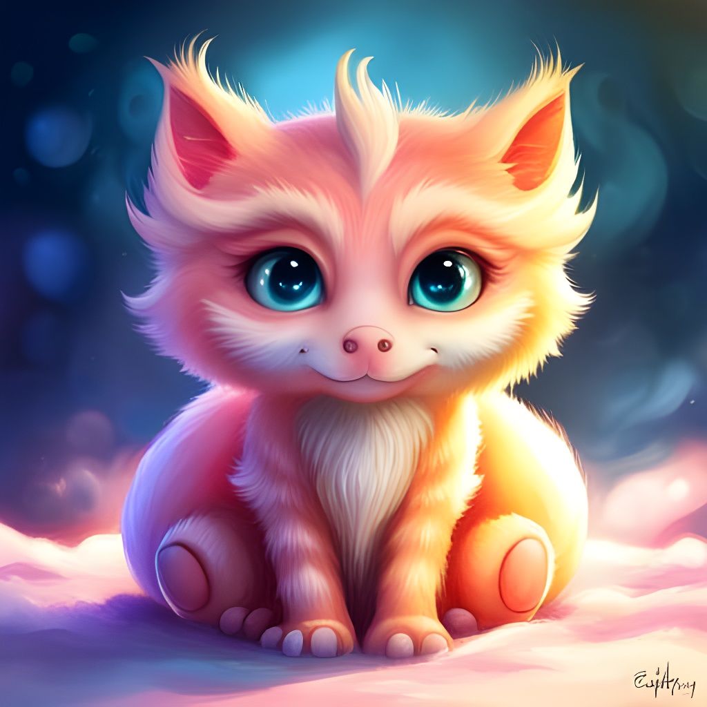 💗Cute Baby Dragon Puppy💗 - AI Generated Artwork - NightCafe Creator