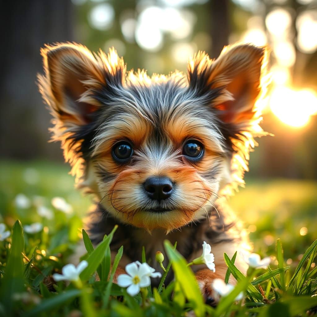 Yorkie Pup ~ Open Prompt Free Model