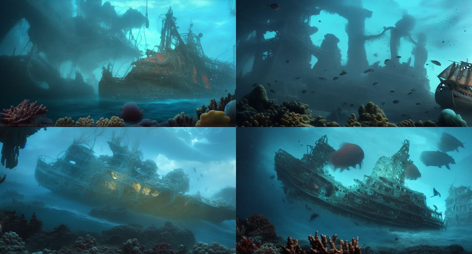 Shipwrecks AI Generated Artwork NightCafe Creator