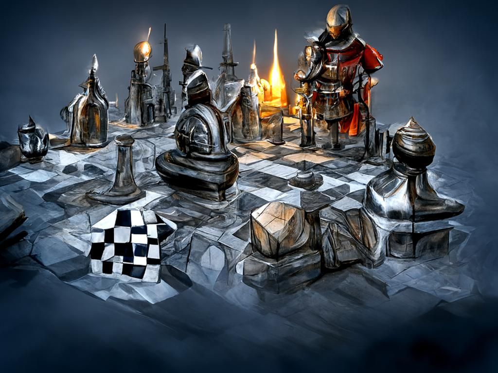 Made a wallpaper quality version of the AI image : r/chess