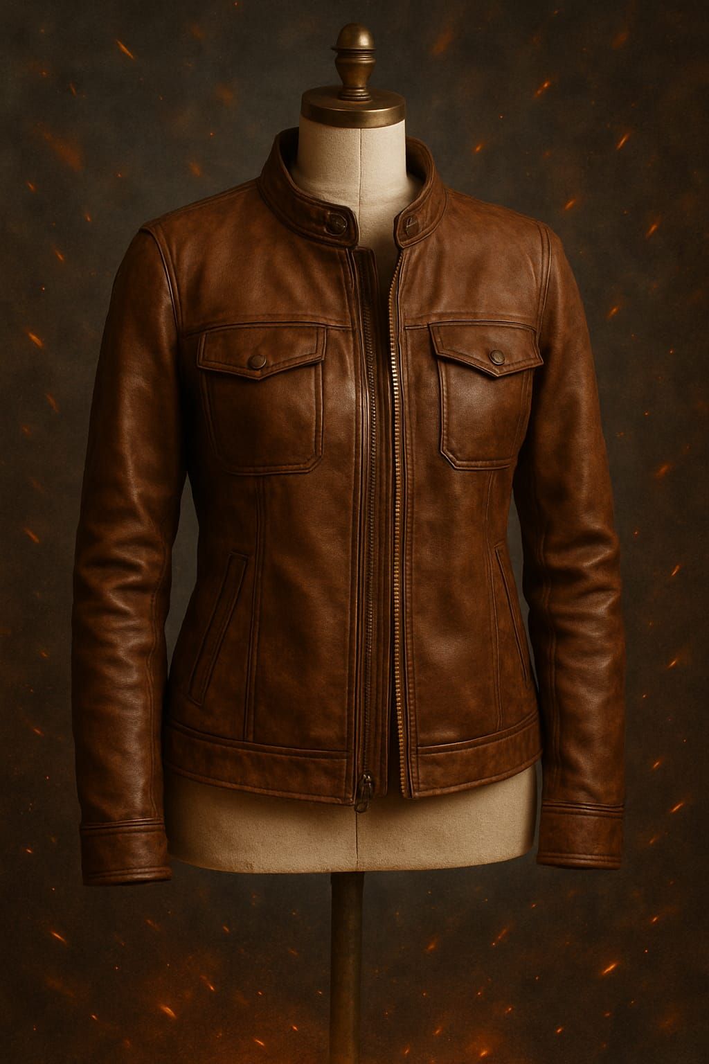 Brown Leather Jacket