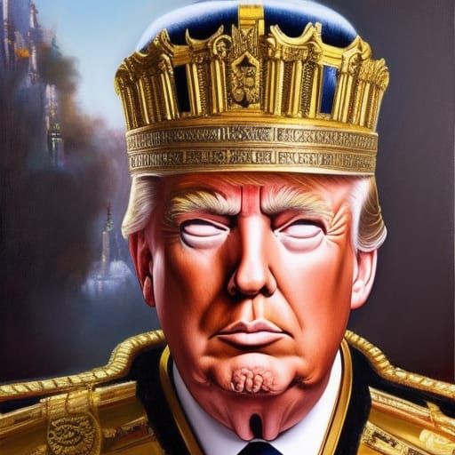 King Donald I - AI Generated Artwork - NightCafe Creator