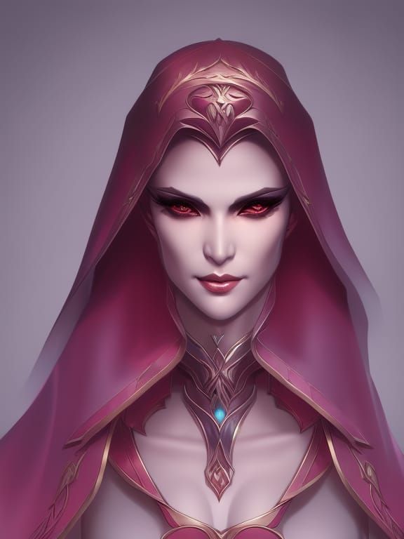 portrait of a female vampire - AI Generated Artwork - NightCafe Creator