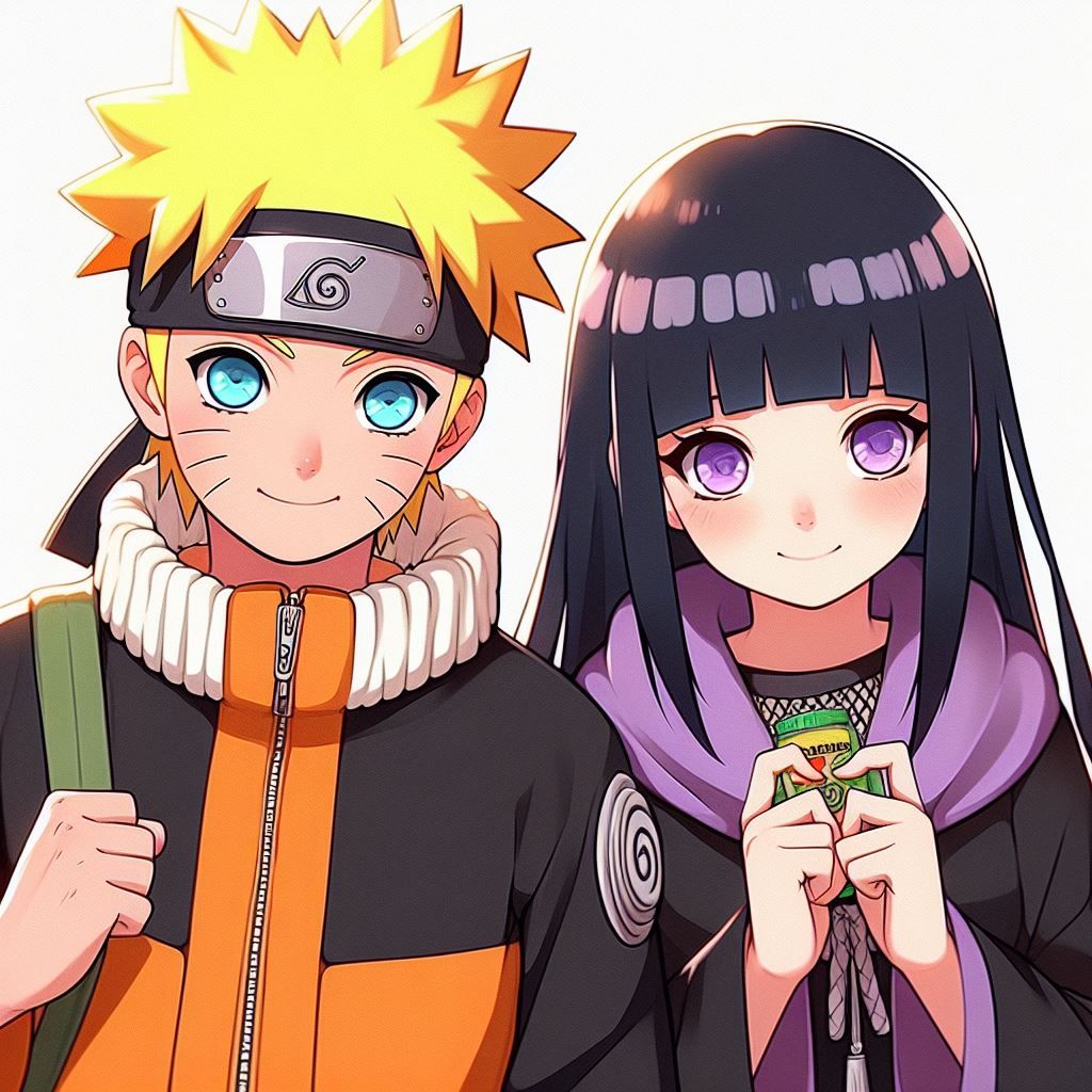 Naruto Uzumaki and Hinata Hyuga 💖