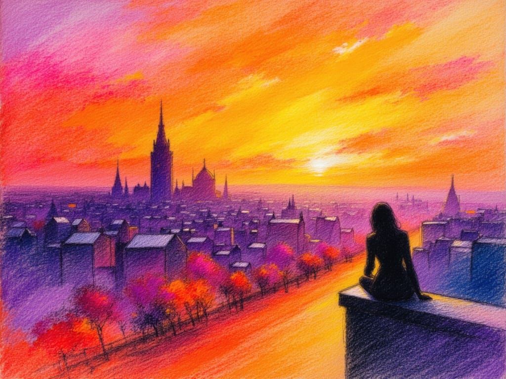 Overlooking the city