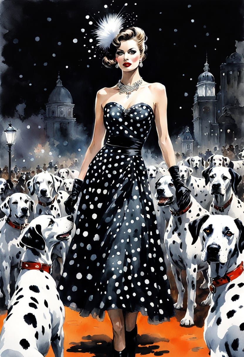 Polka dot fashion  by @MacMikkola