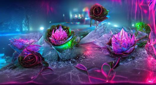 frozen glitterlotus