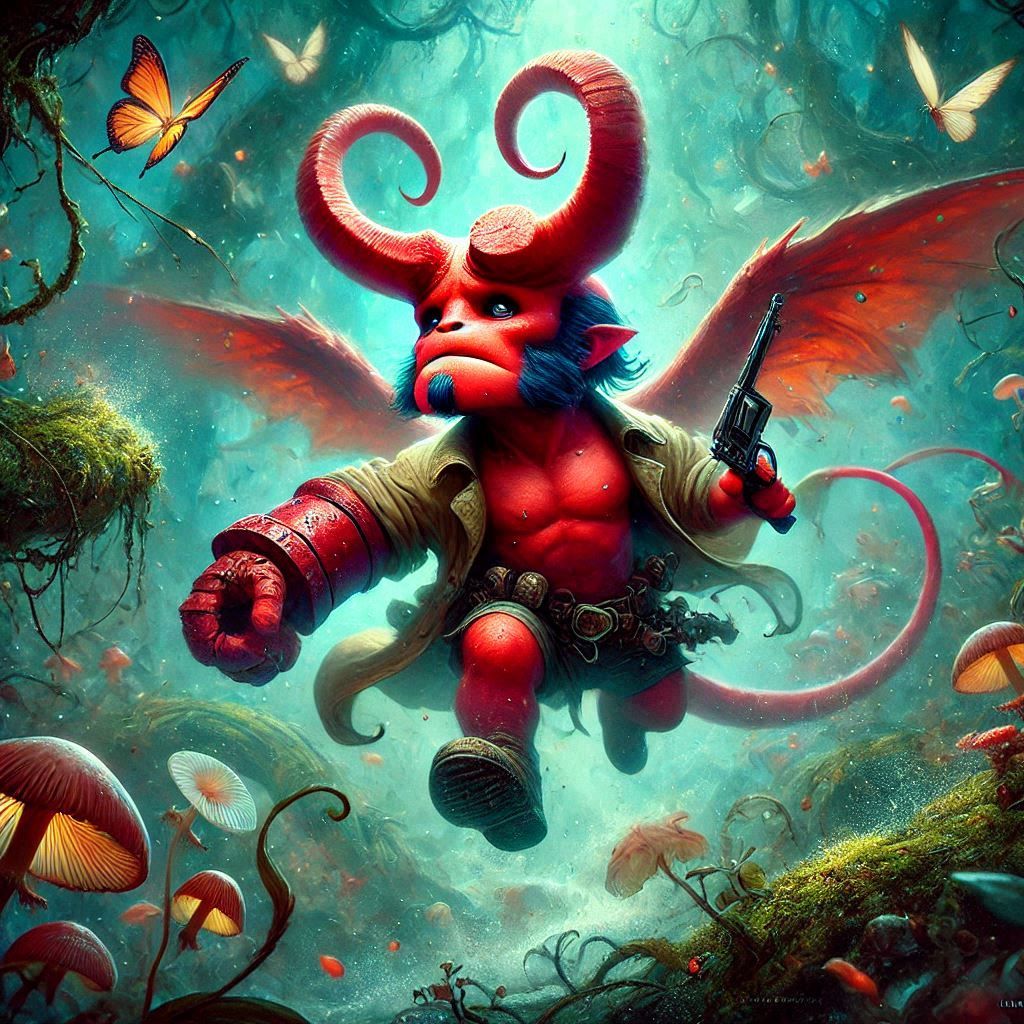 adorable fairy-tale fantasy creature portrait..