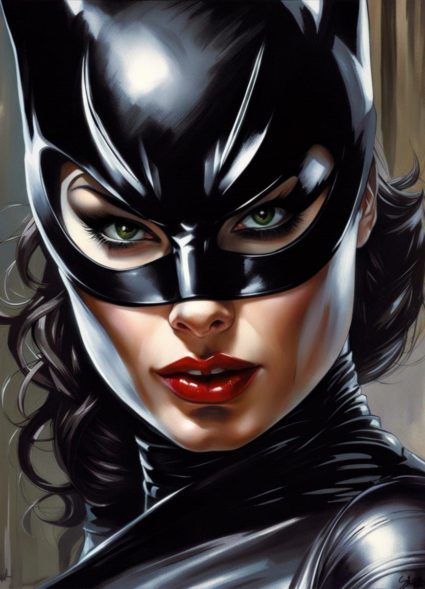 Catwoman - AI Generated Artwork - NightCafe Creator