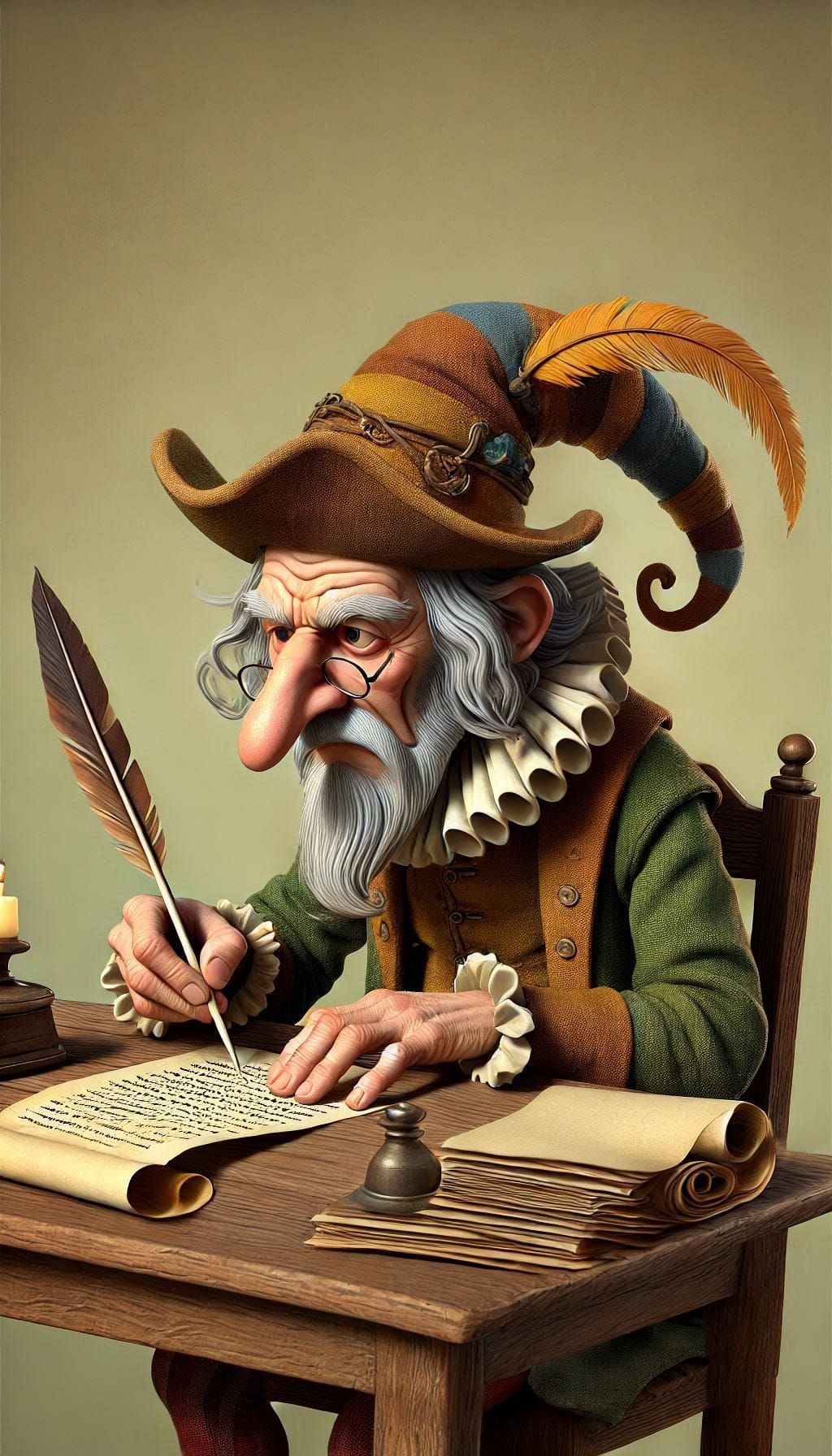 "It was a dark and stormy night..." 🪶 01