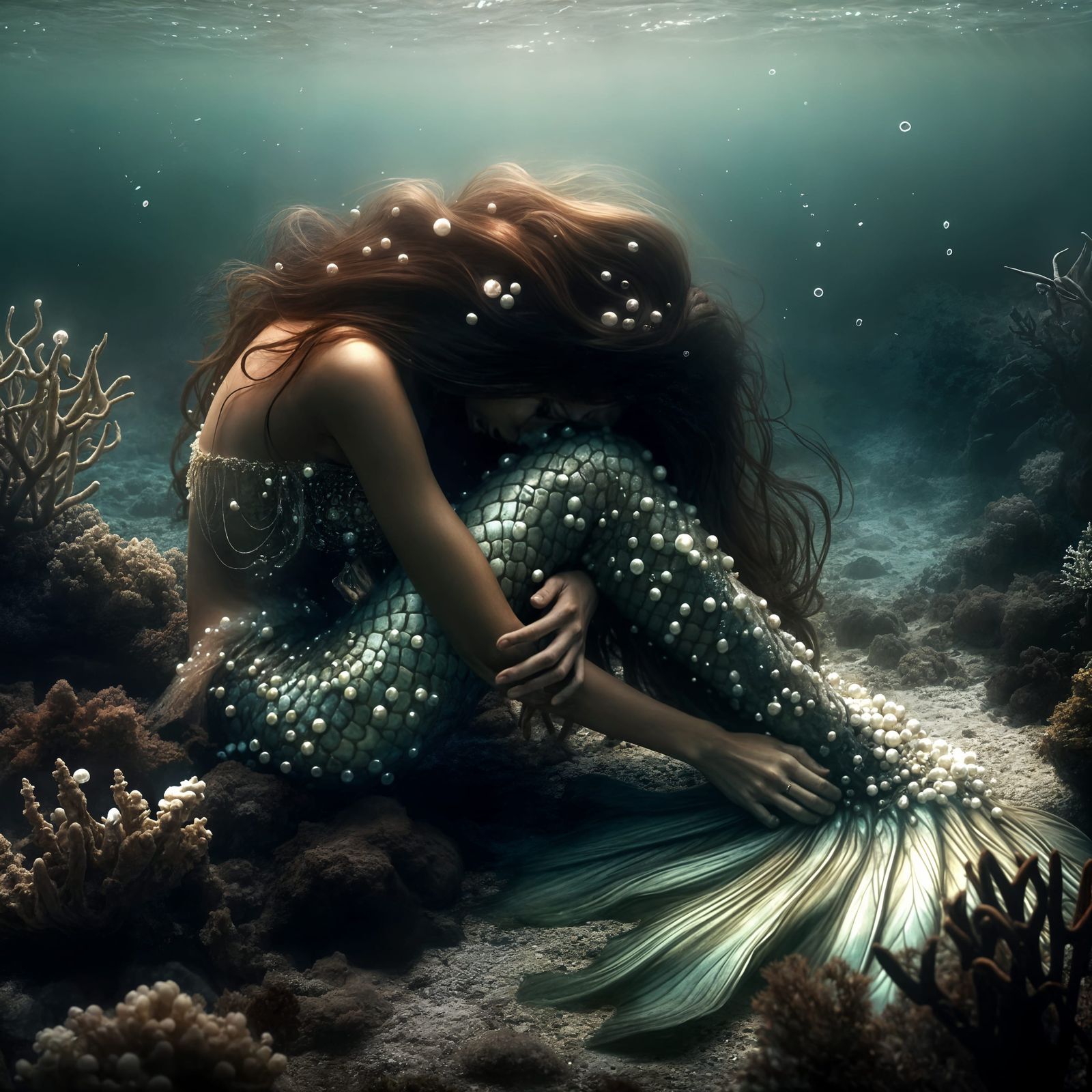 sorrowful mermaid