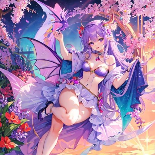 Lilac dragon