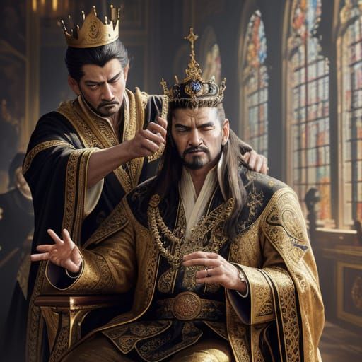 King's Relief: Crown to Barber in Regal Hall