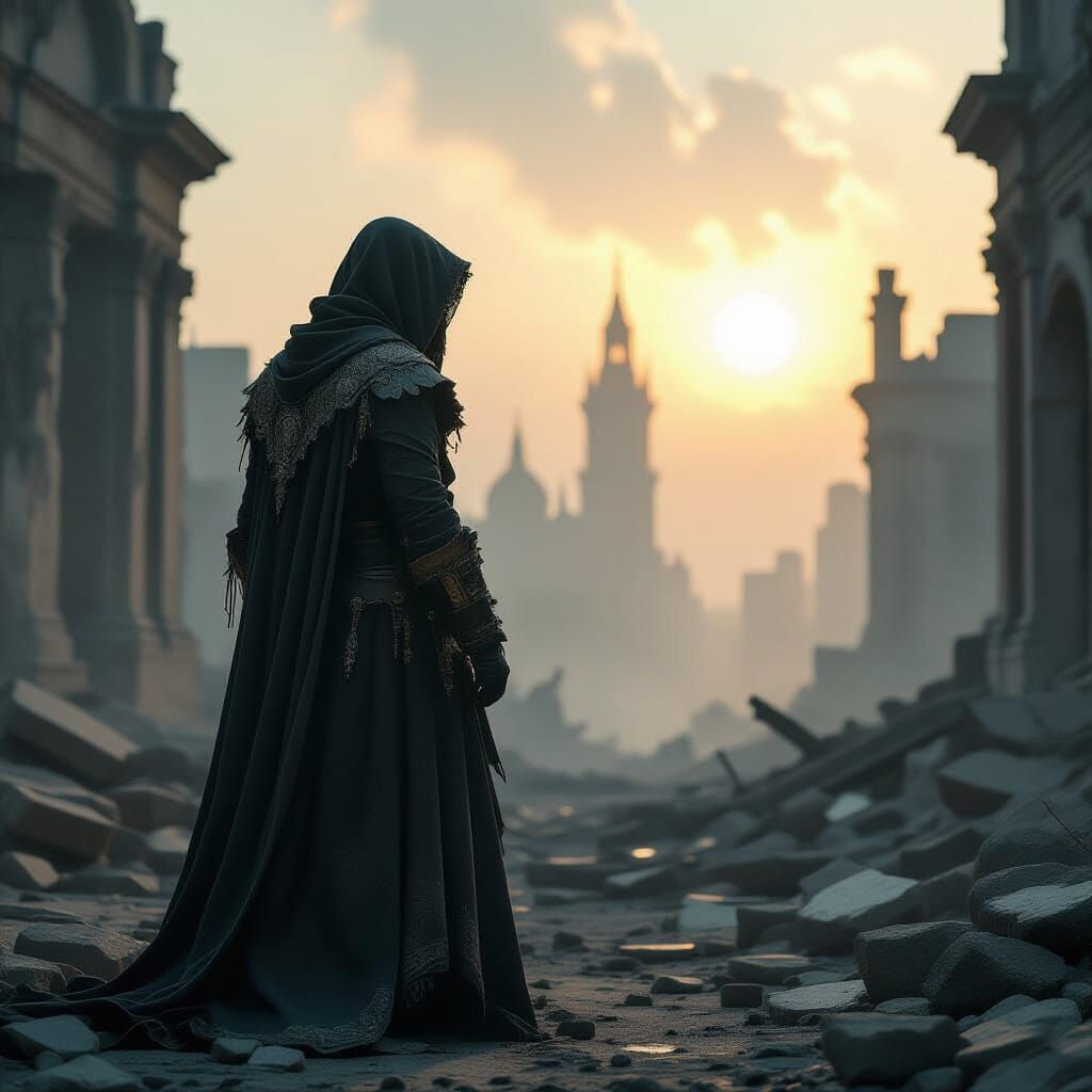 Imagine the advent of a new civilization centered around the earth mother grown out of the ashes of our current world.  - Start Image 2