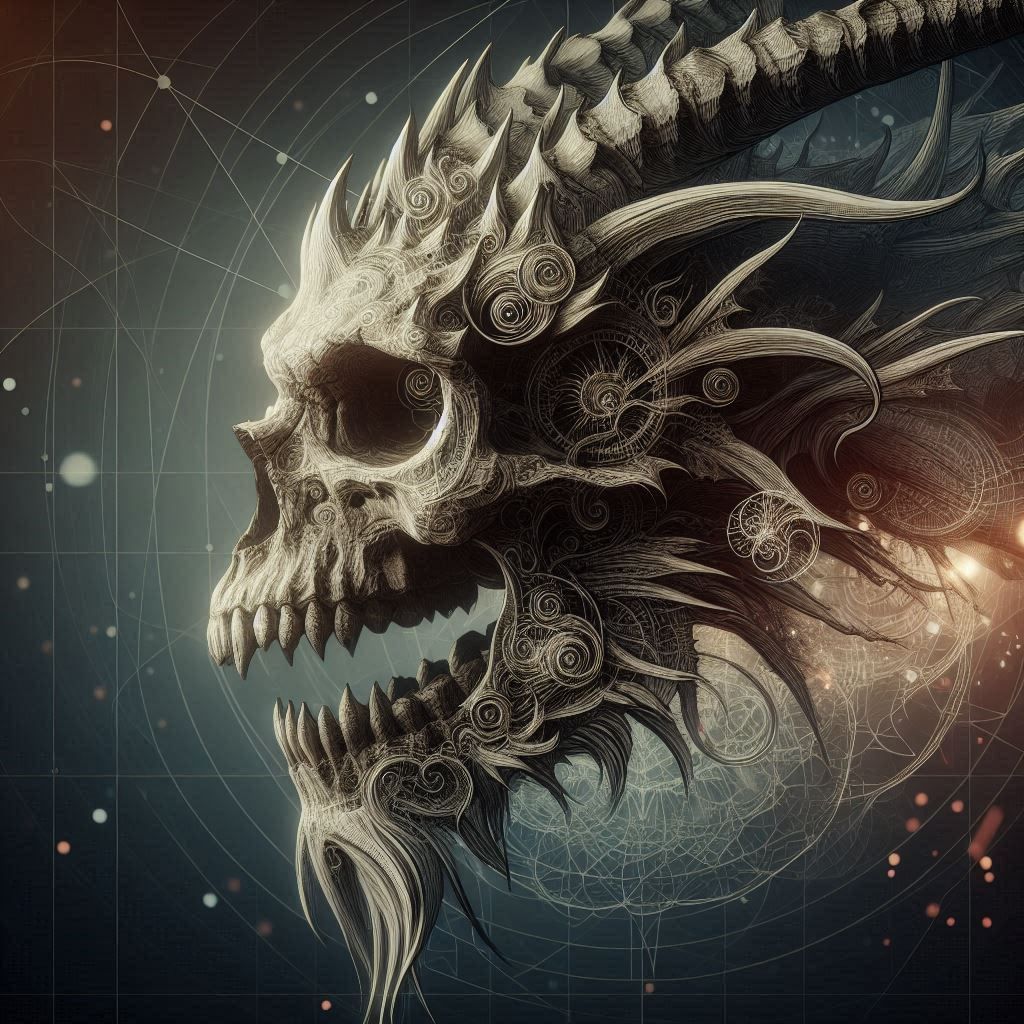 Dragon skull