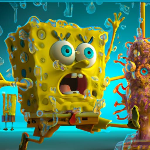 spongebob AI Generated Artwork NightCafe Creator