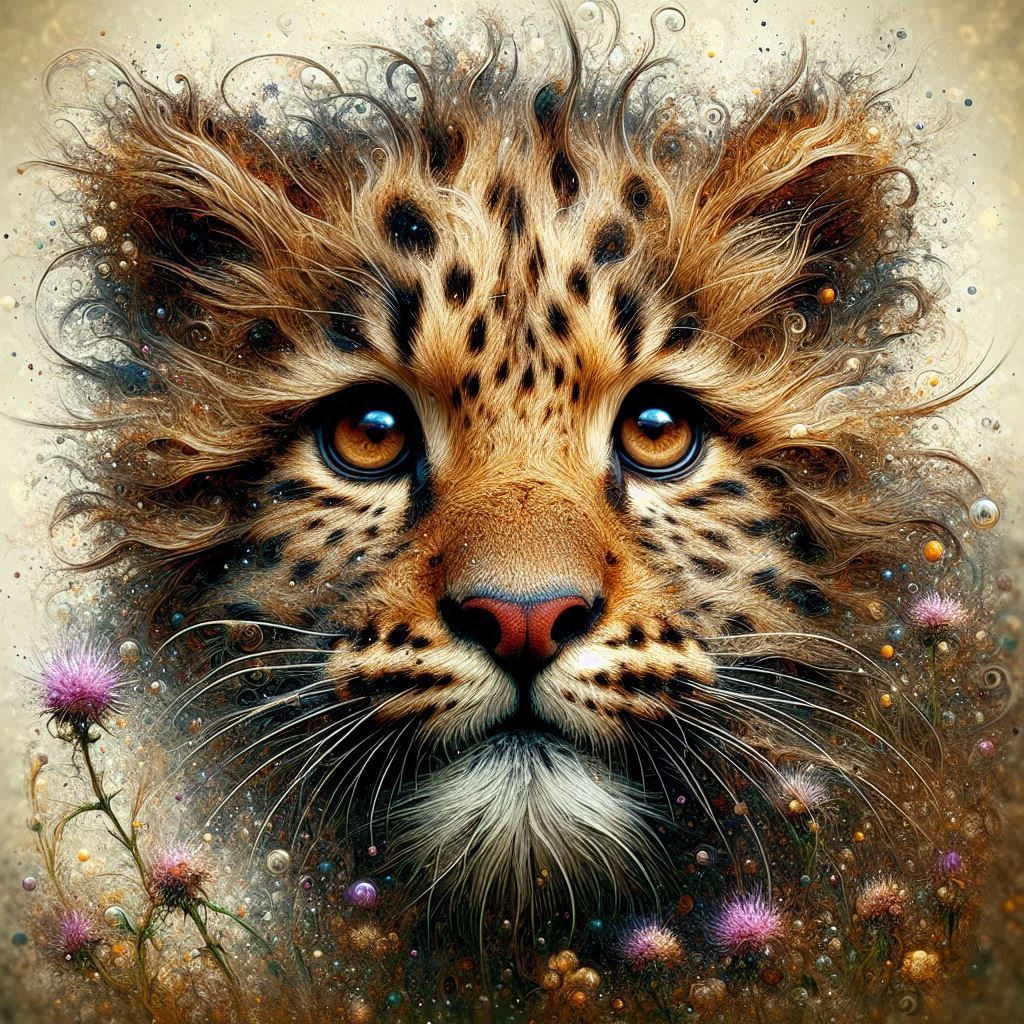 The Leopard Puppy Portrait 👍😊