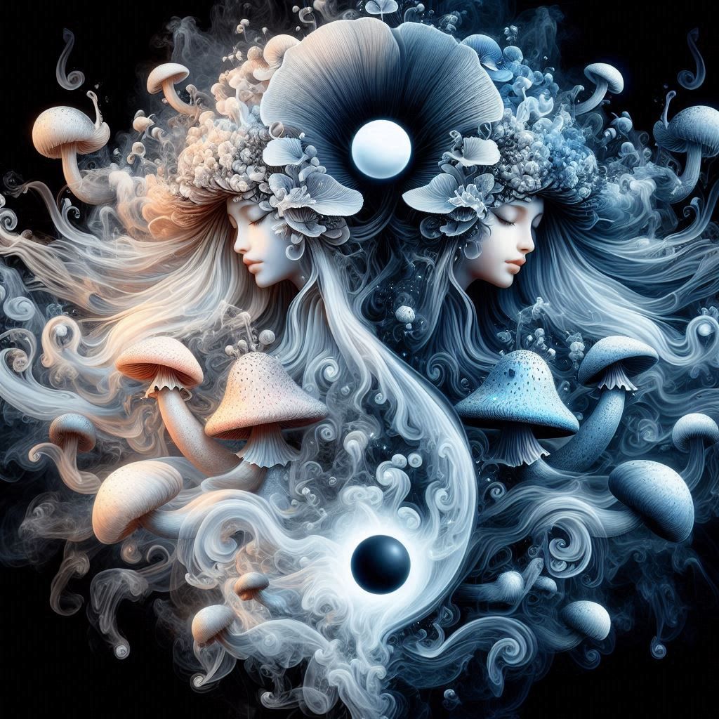 Yin-Yang Mushrooms twins Pt.2