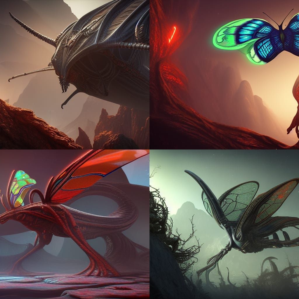 alien butterfly