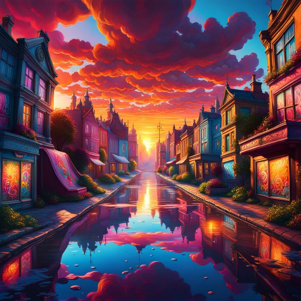 Beautiful sunset in wonderland  by @DannyJay