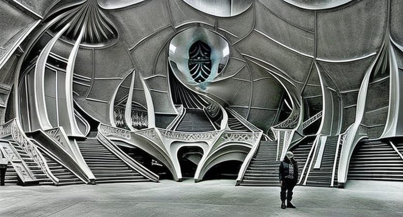 space station shopping area