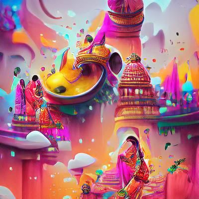 Magical India culture artwork beautiful Behance HD colourful...