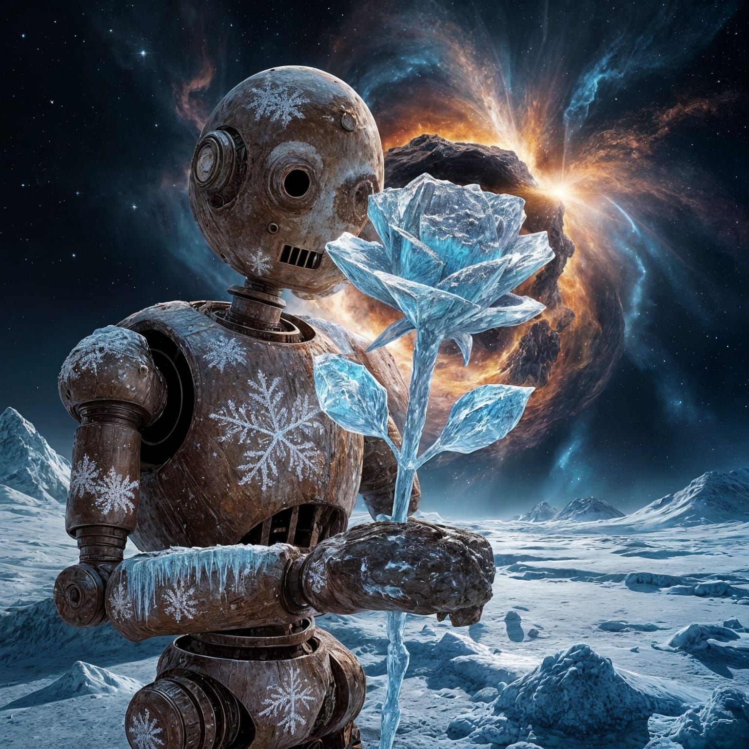 An alien space fairy tale about the Snow Queen...  by @Elena