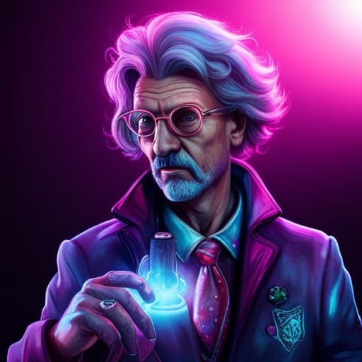 Magic Mad Scientist 1 - AI Generated Artwork - NightCafe Creator