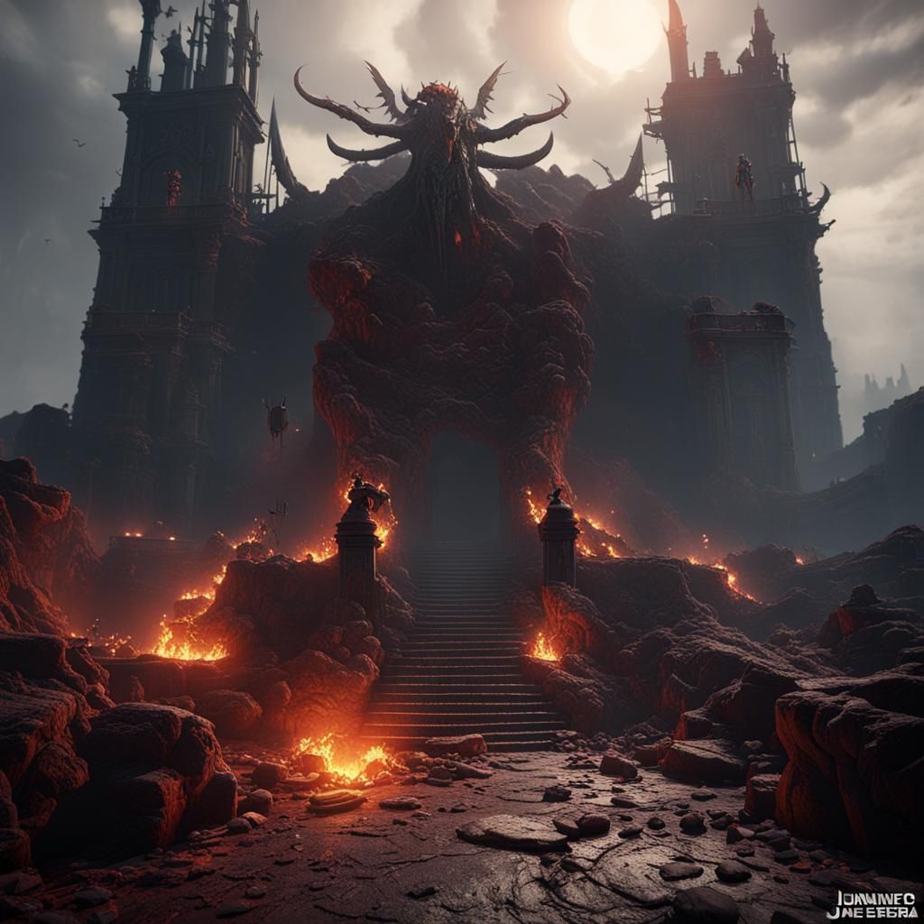Descent Into Hell by Jaime Serra.