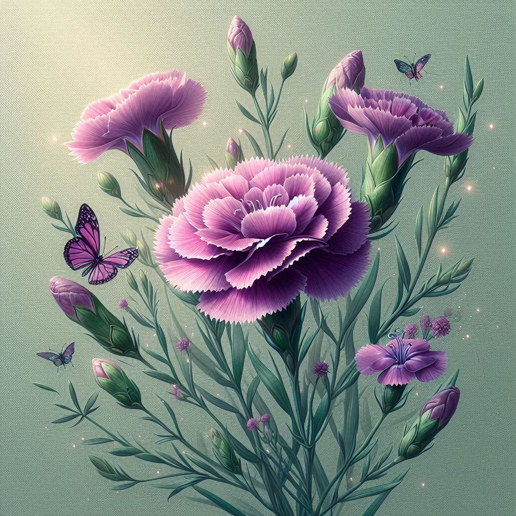 Violet French Dianthus