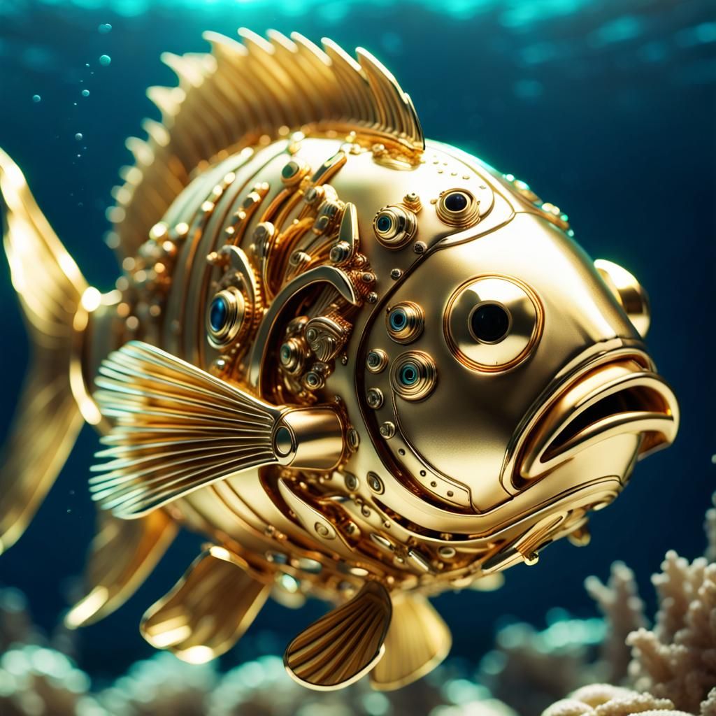 Goldfish AI Generated Artwork NightCafe Creator