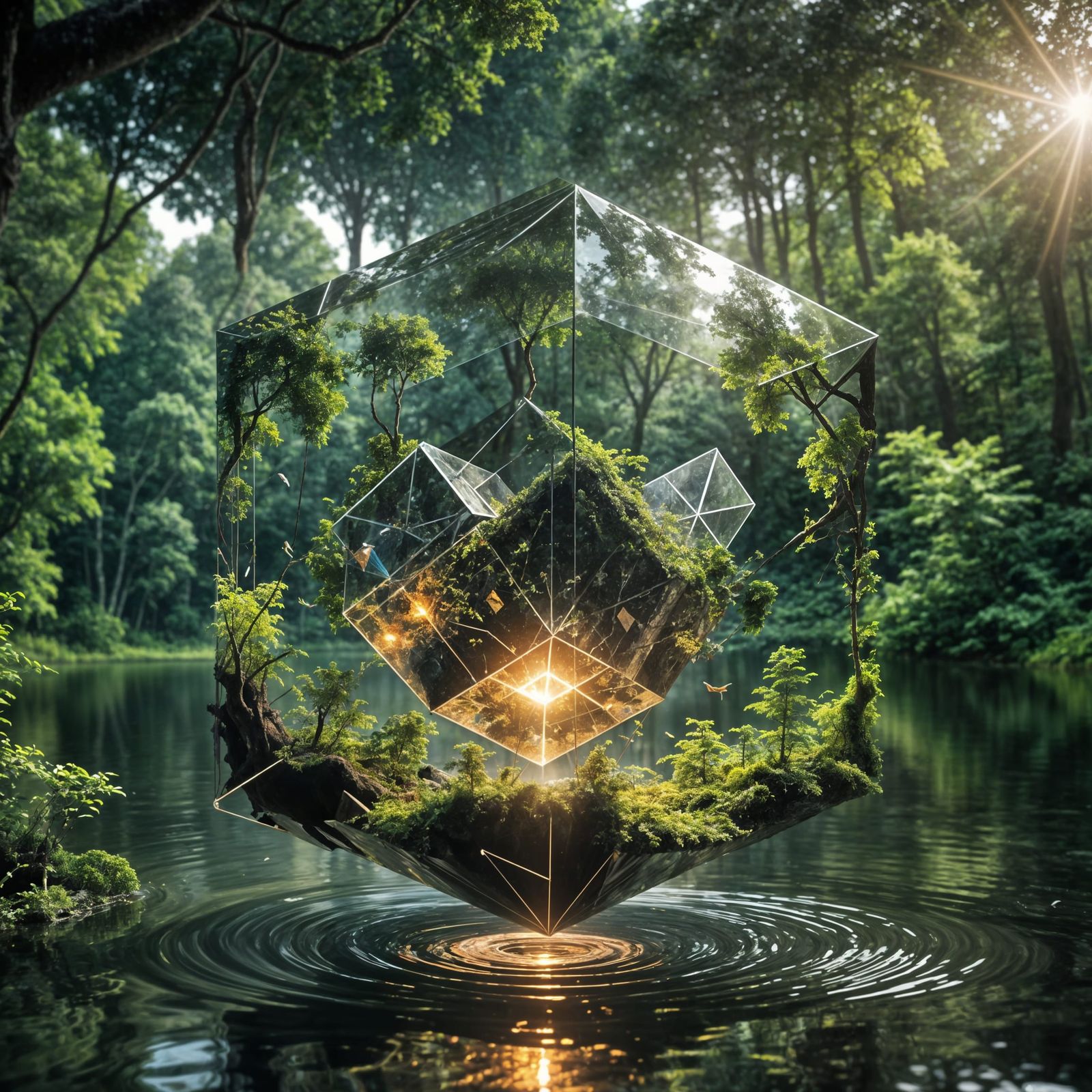 Quantum cube  by @Elvenangel
