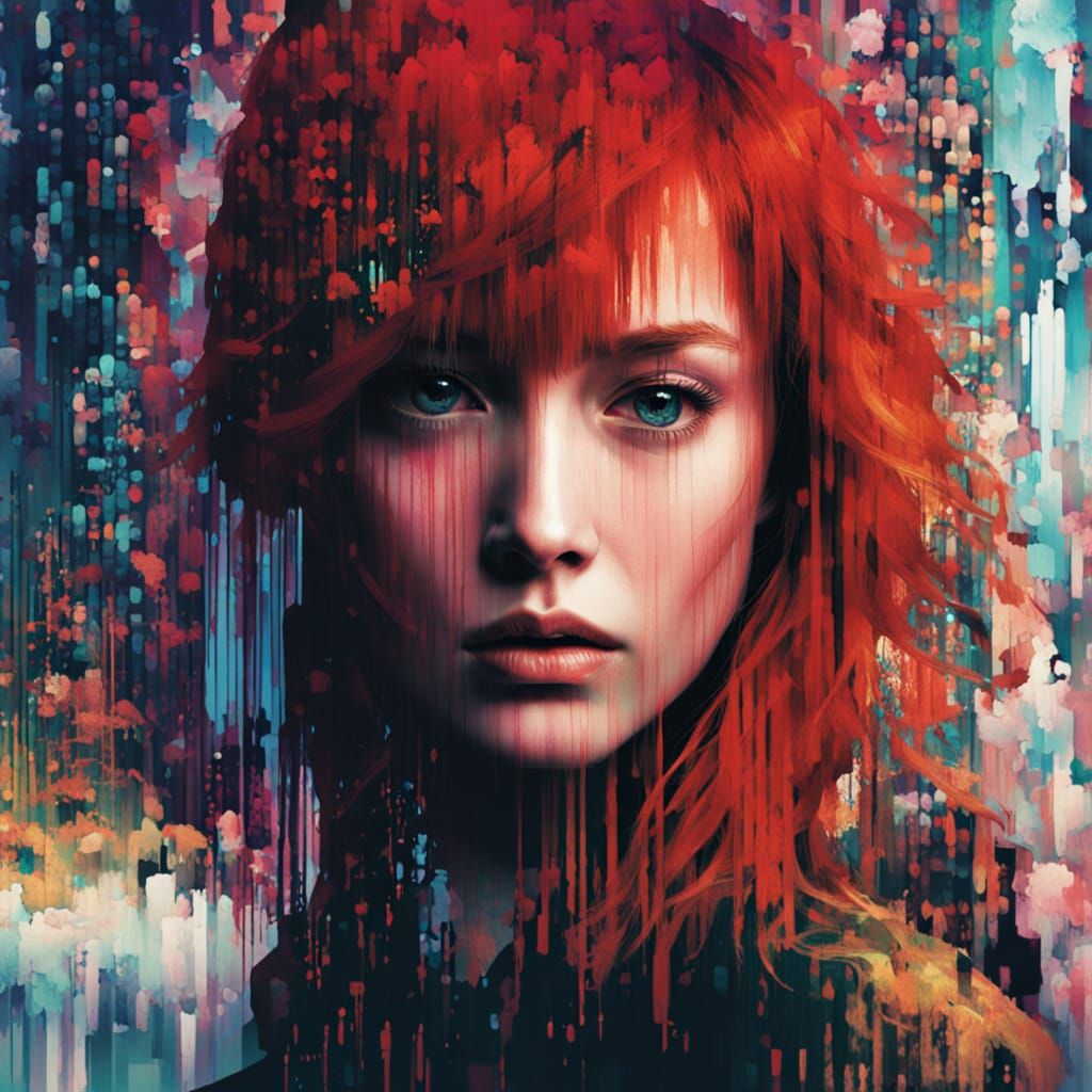 Glitch Portrait  by @Andy