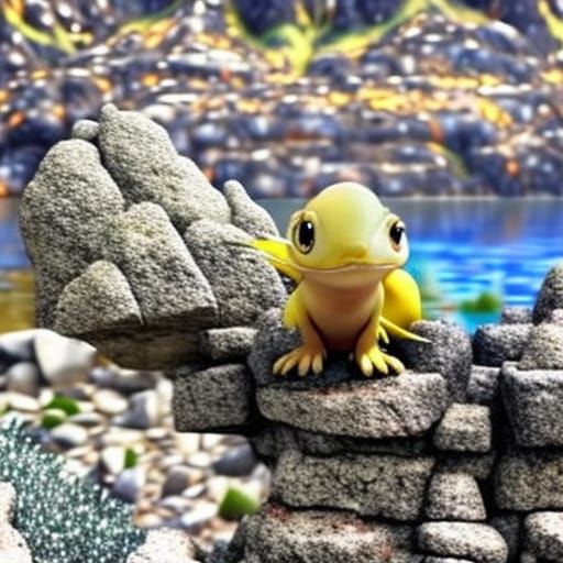 baby dragon on ledge starter evo 3