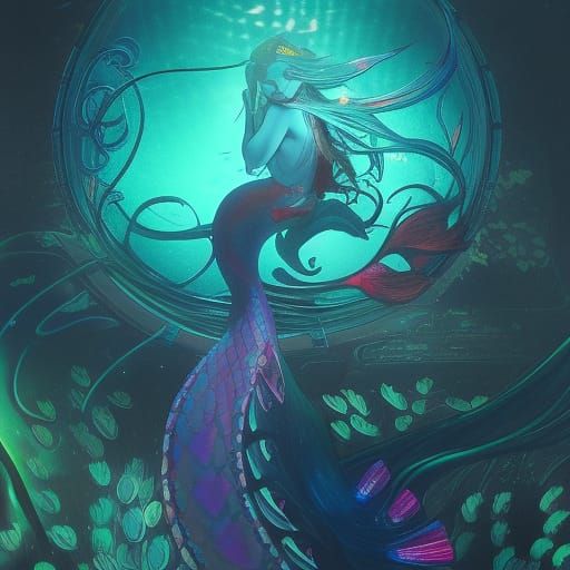 Anime Mermaid Wallpapers  Top Free Anime Mermaid Backgrounds   WallpaperAccess