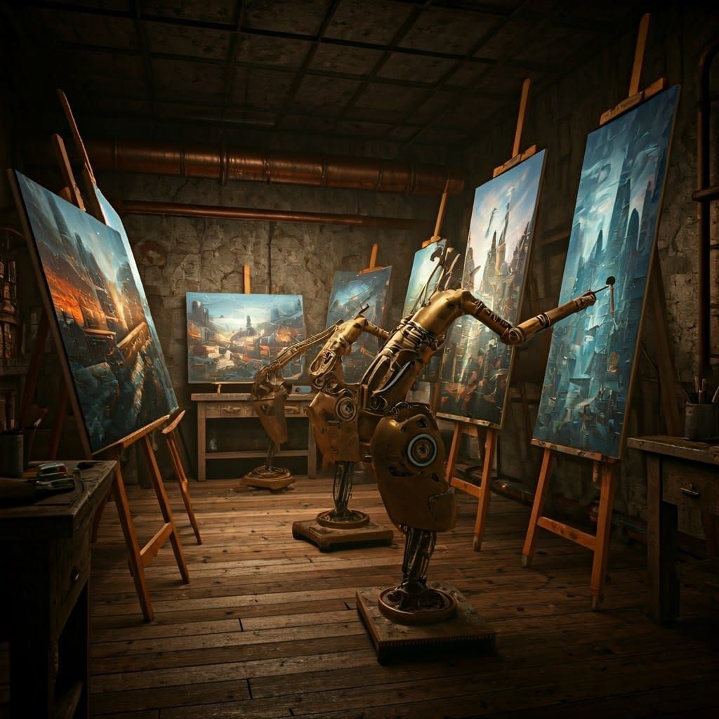 Behind the scenes of night cafe  by @Antonius Eisenklang