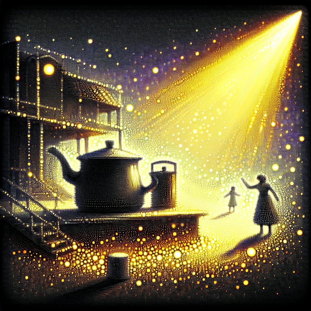 Hello Pot... Meet Kettle... AI Generated Artwork NightCafe Creator