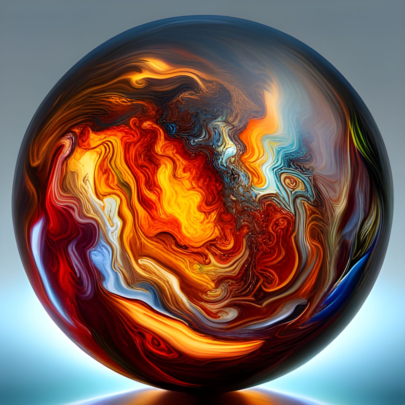 Fire orb  by @CatFriend