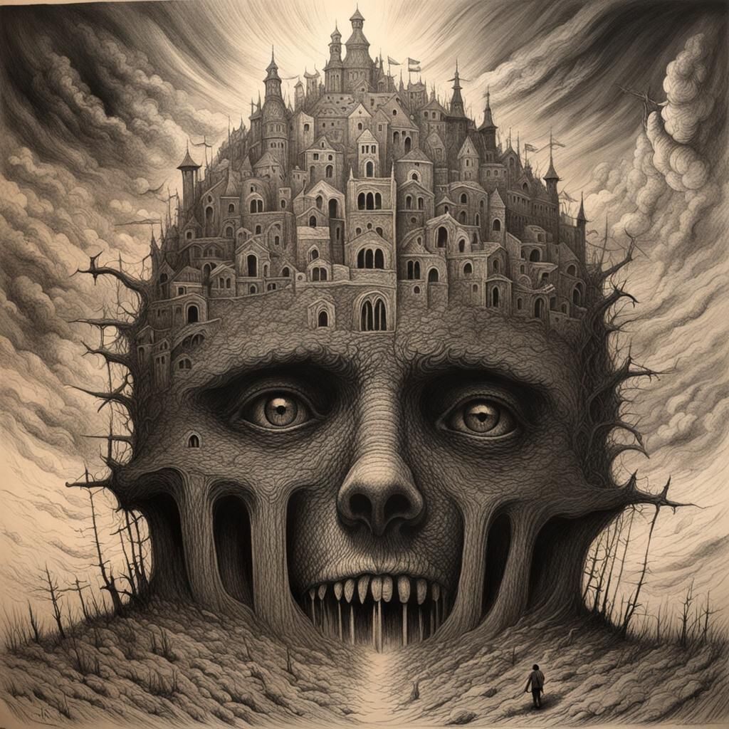 Trapped In My Own Mind  by @Quibbles