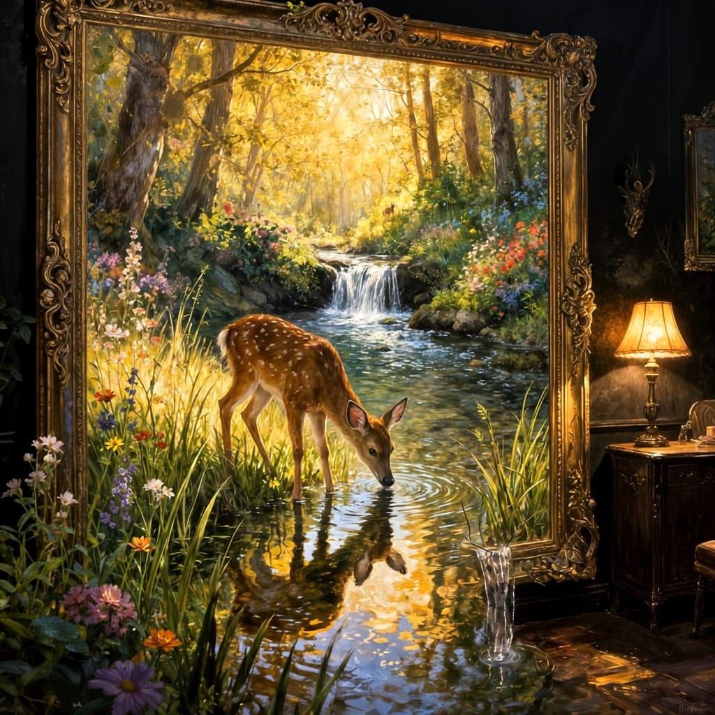 By the picturesque stream...  by @Marina