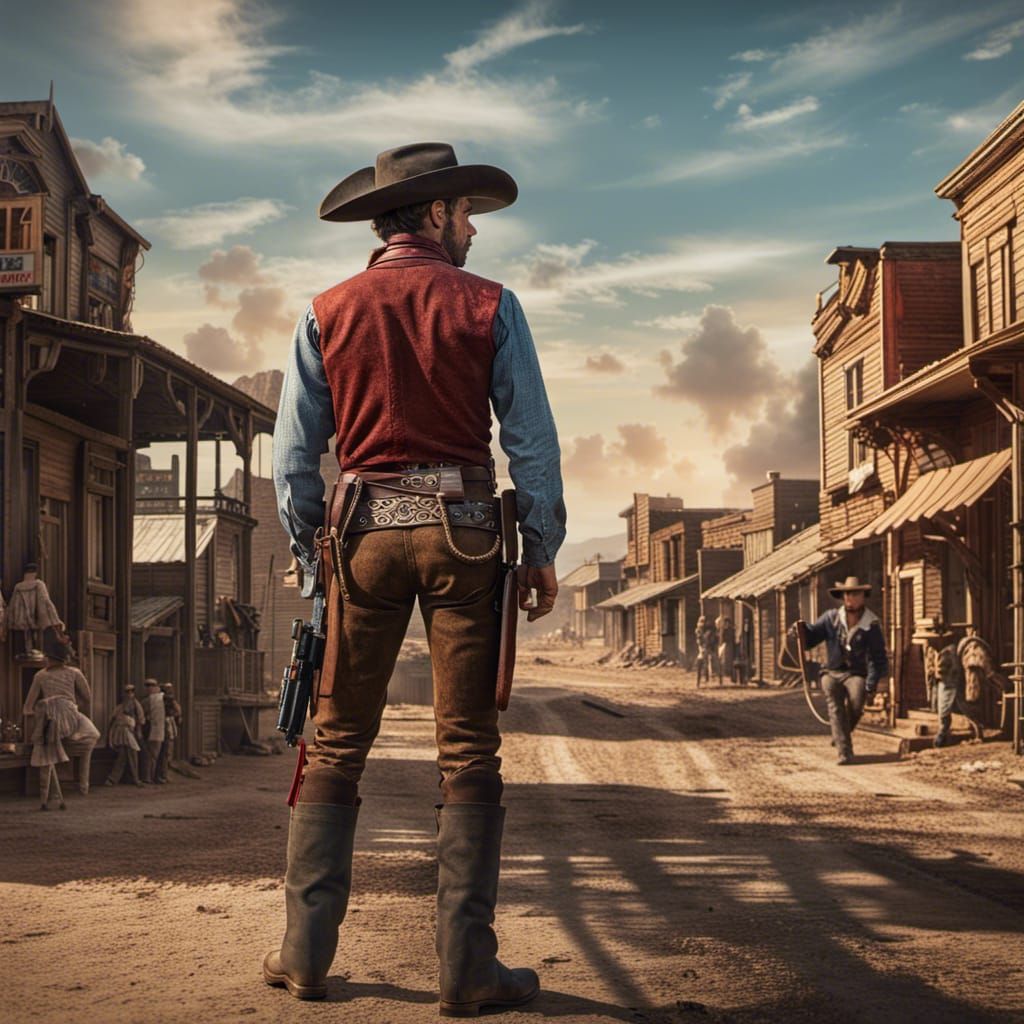 In 1835, a cowboy is waiting for the dual gunfight at a wild west ...