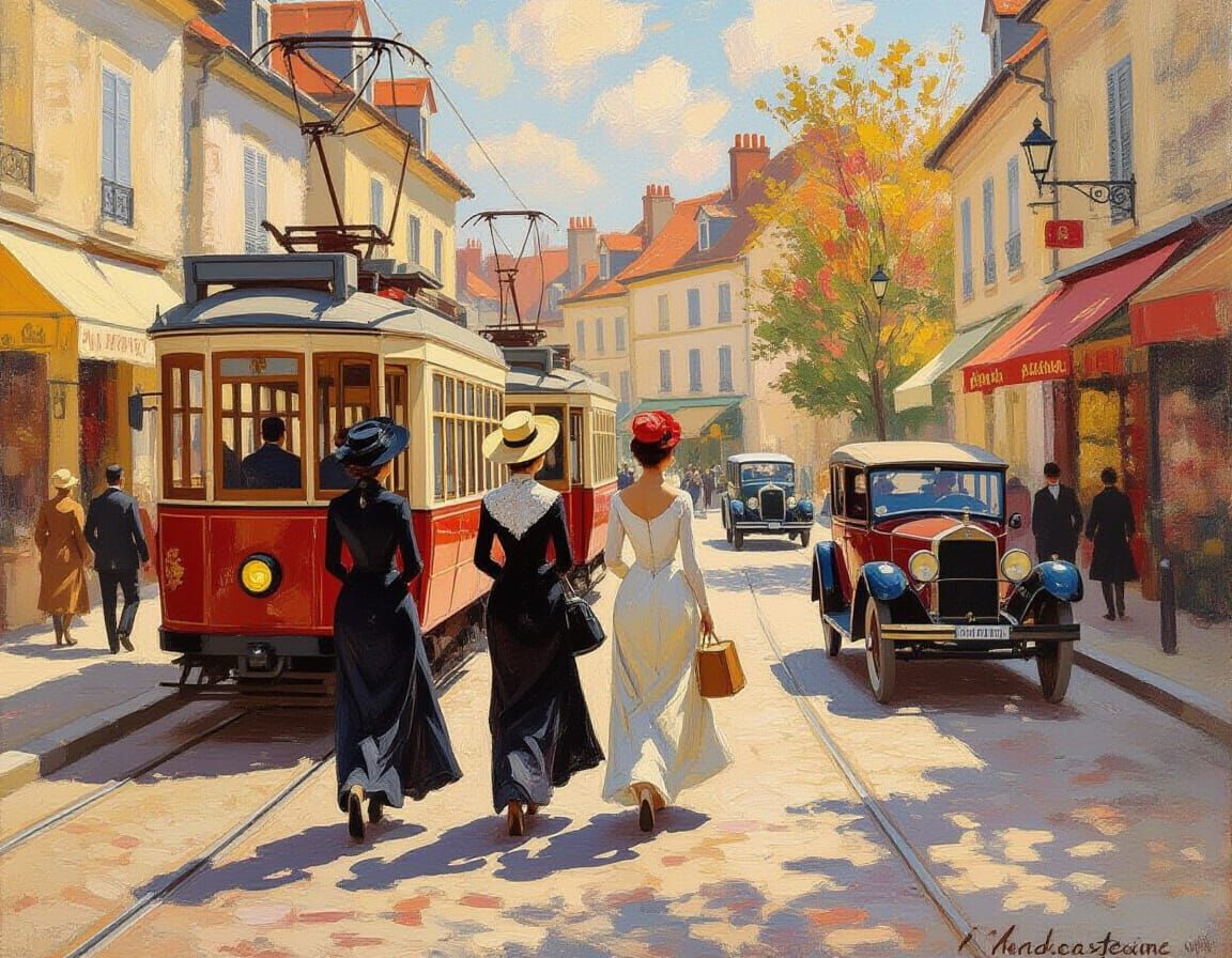 6 likes - Old tram of France, in the 1930s  by @yoda69