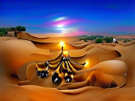 The Arabian desert