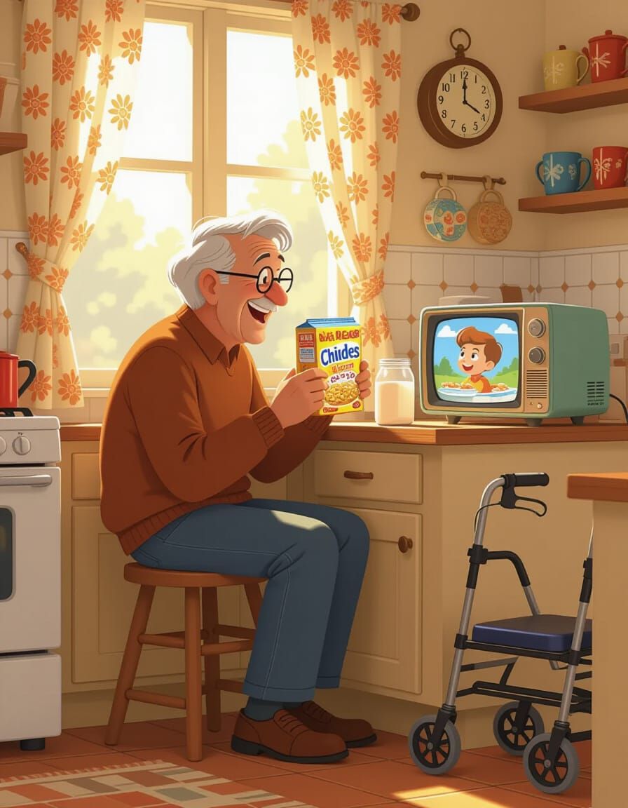 NEVER TOO OLD FOR CARTOONS AND CEREAL 5  by @BERSERKIR