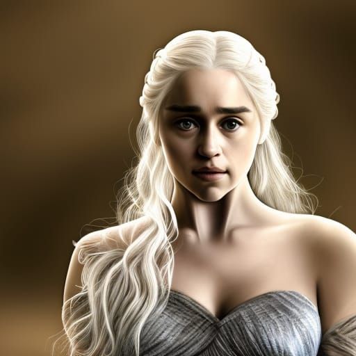 Daenerys Targaeryn portrait - AI Generated Artwork - NightCafe Creator